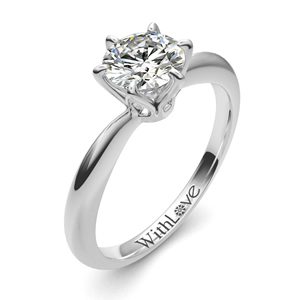 铂金950钻石戒指－真爱