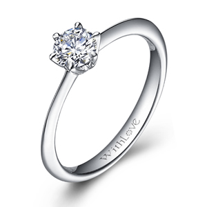 铂金结婚戒指是恋人们见证永恒承诺的必选信物